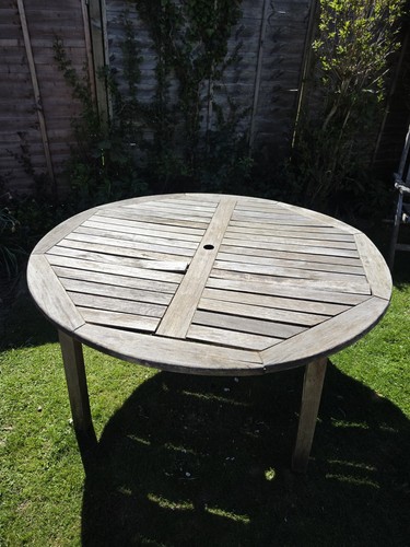 Large round teak - large,