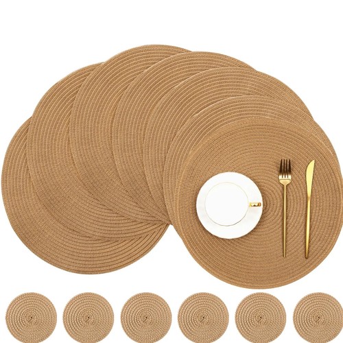 Woven table place mats large - woven,