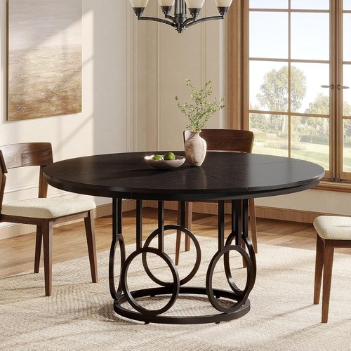 Inch modern round dining - 47-inch,