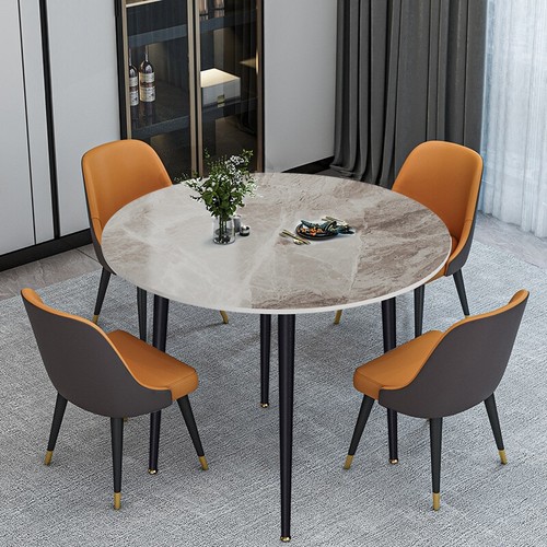 Large round dining table - round,