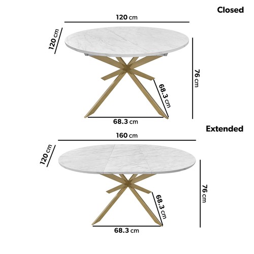 Round oval white - round, marble