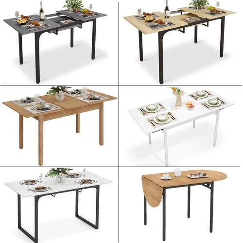 Large extendable dining table - dining,