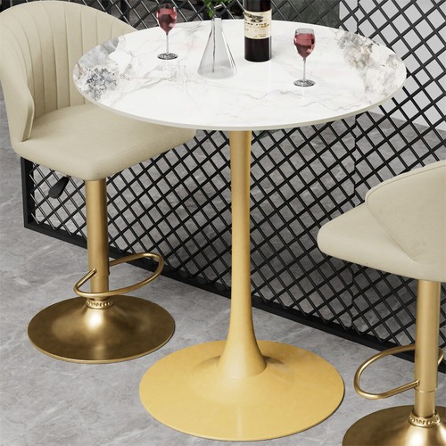 Large round marble dining - large,