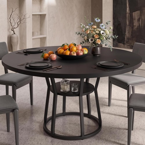 Large round dining table for - round,