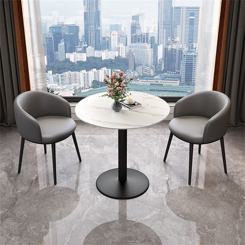 Large round marble dining - large,