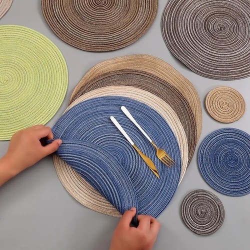 Table place mats large - table,