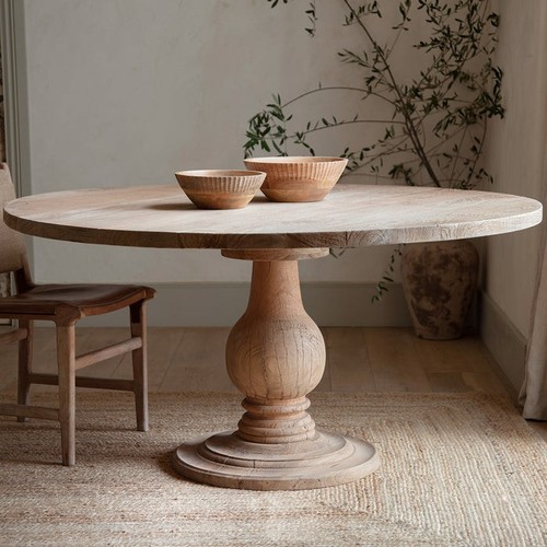 Nkuku laya round carved - nkuku,