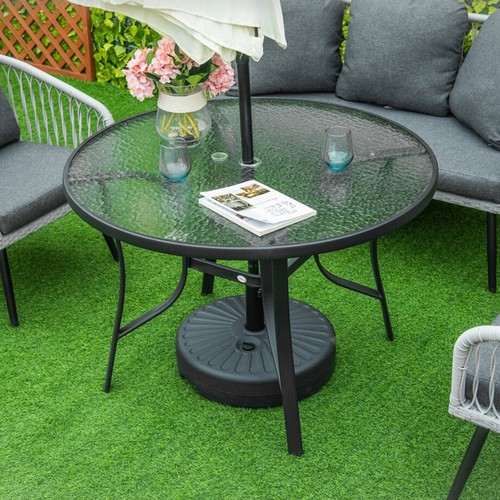 Large round garden table - large,