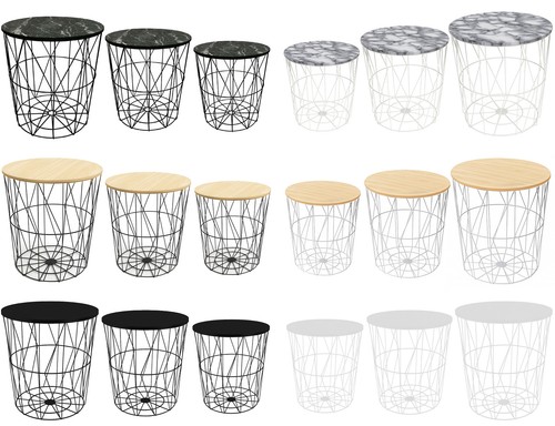 Modern round storage basket - modern,