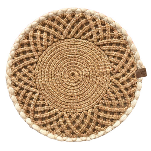 Woven table place mats large - table,