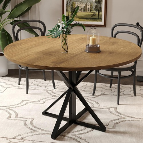 Round dining table for 6 - round,